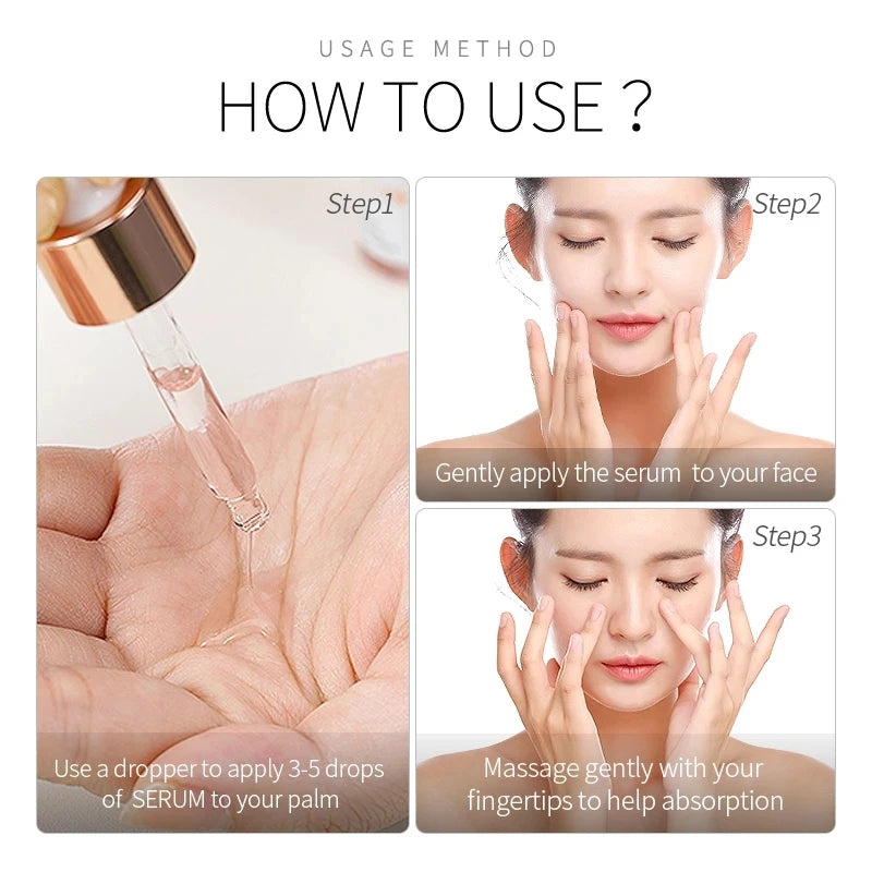 🌟 LAIKOU Sérum Visage 7 Flacons – 24K Or, Escargot, Sakura, Acide Hyaluronique, Vitamine C & Niacinamide