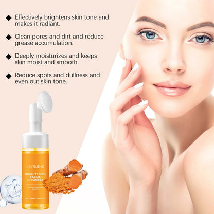 🌟 Jaysuing Nettoyant Visage au Curcuma