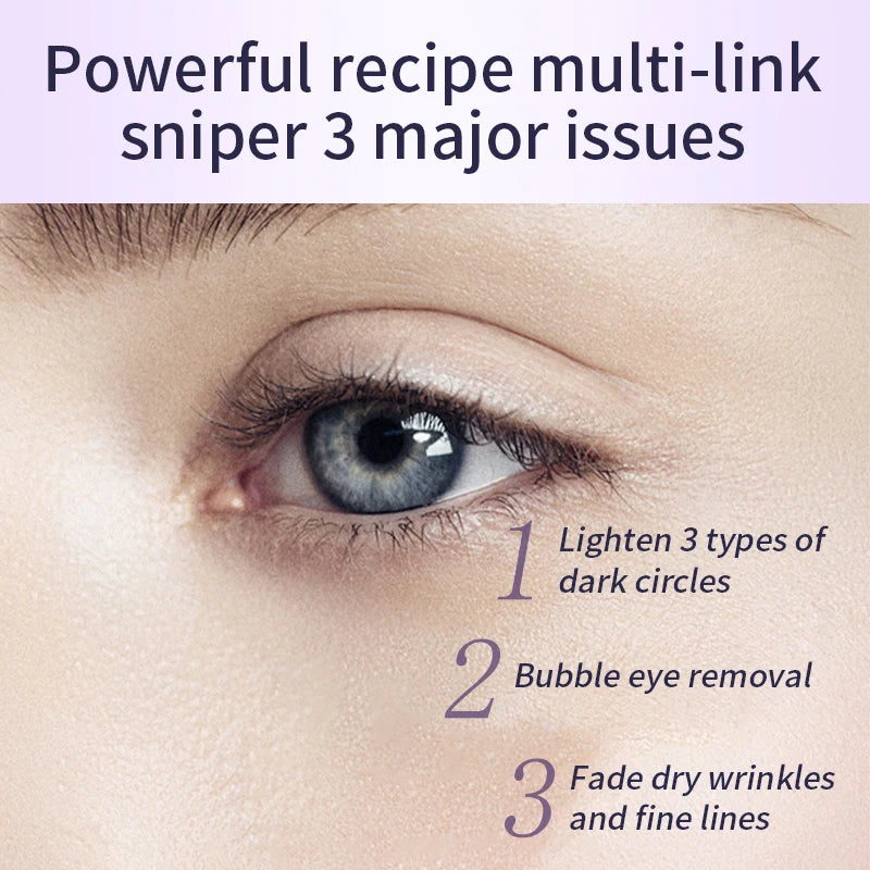 🌟 O'CHEAL Crème Contour des Yeux – Roller Massage