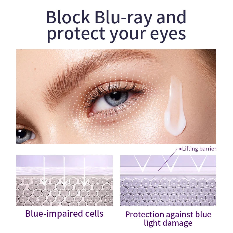 🌟 O'CHEAL Crème Contour des Yeux – Roller Massage