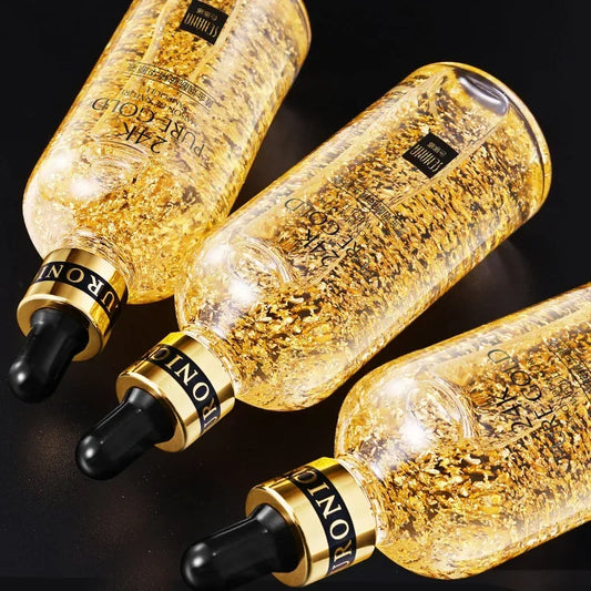✨ Sérum Visage 24K Or, Acide Hyaluronique & Niacinamide